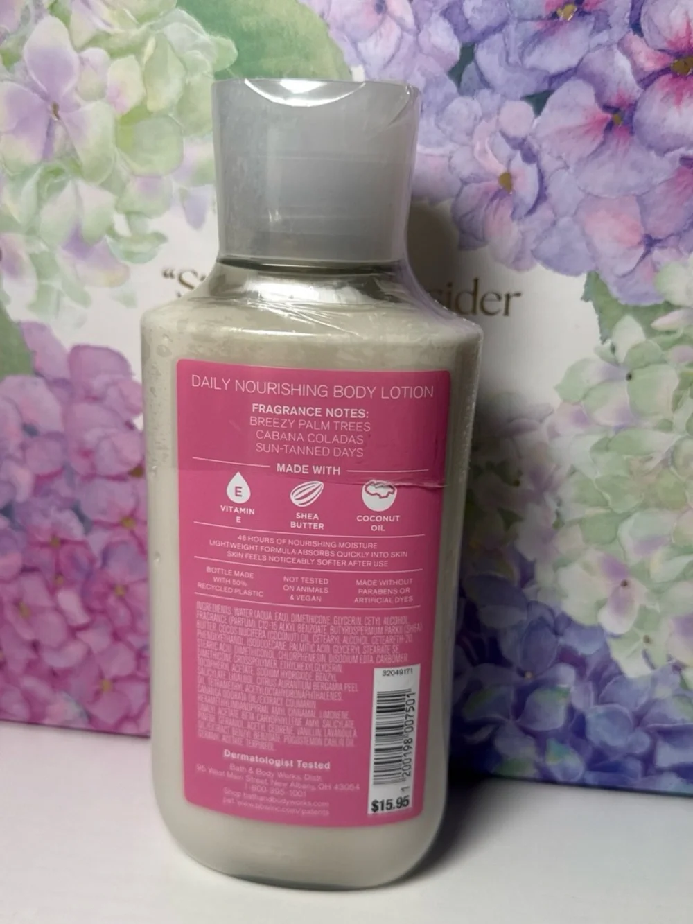 Bath & Body Works Meet Me In Miami Body Lotion - Pink & White